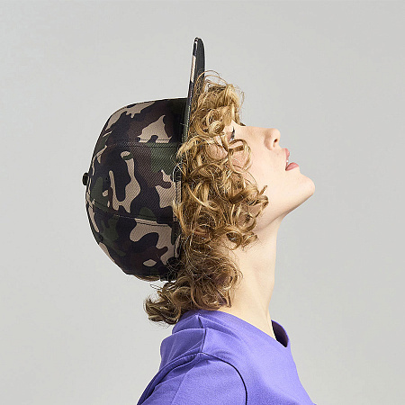 Бейсболка "SNAP BACK-S", 6 клиньев, пластиковая застежка