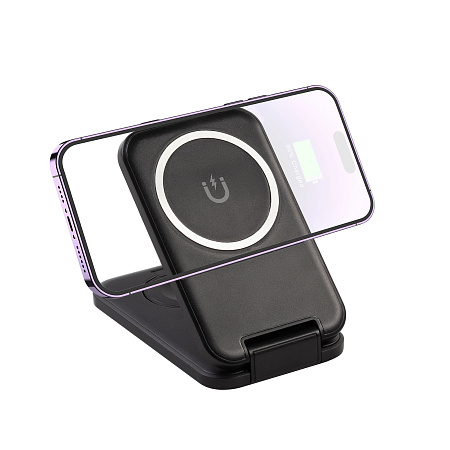 Складная беспроводная (15W) зарядная станция "Slap" с MagSafe