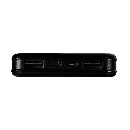 Универсальный аккумулятор Sleek 10 (10000 мАч), черный, 14х6.8х1,5 см Универсальный аккумулятор Sleek 10 (10000 мАч), черный, 14х6.8х1,5 см