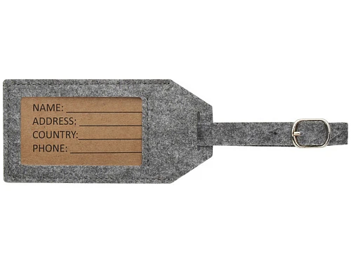 Багажная бирка из RPET-фетра Tie