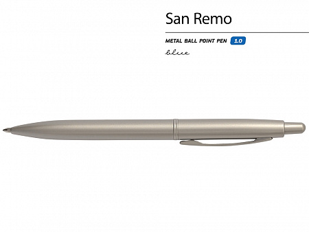 Ручка металлическая шариковая San Remo