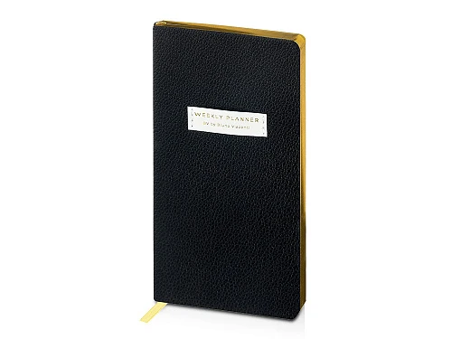 Еженедельник недатированный А6 Black