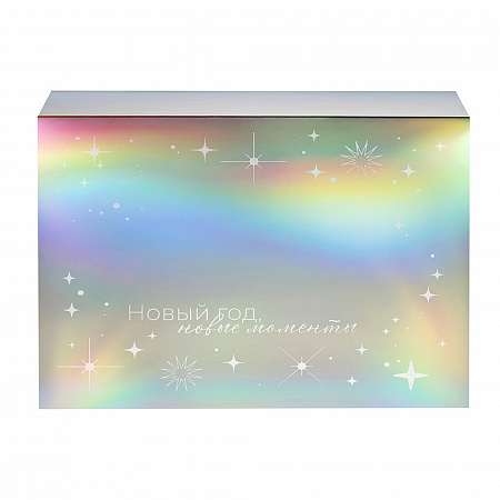 Подарочная коробка с голографическим шубером Aurora, L