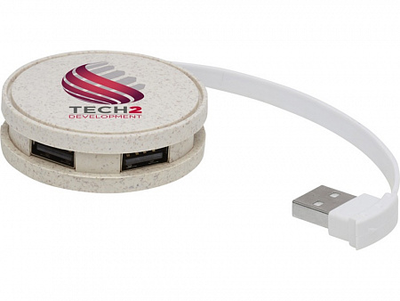 USB-концентратор Kenzu из пшеничной соломы