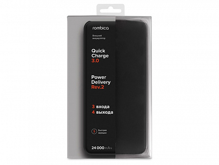 Внешний аккумулятор NEO NS240B Quick, 24000mAh Внешний аккумулятор NEO NS240B Quick, 24000mAh