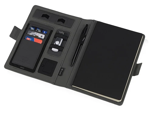Органайзер с беспроводной зарядкой Powernote, 5000 mAh
