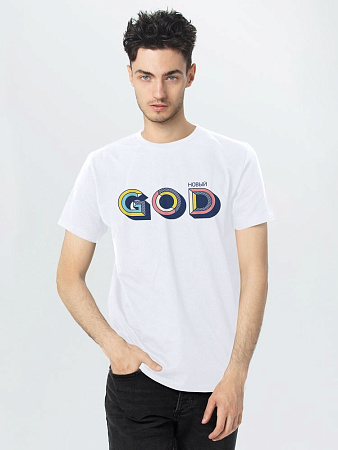 Футболка мужская «Новый GOD»