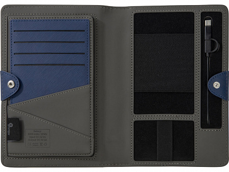 Органайзер с функцией беспроводной зарядки Manner, 5000 mAh