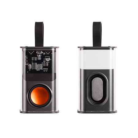 Bluetooth колонка "Hi-Fi" 5Вт с разноцветной подсветкой и прозрачным корпусом