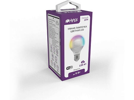 Умная LED лампочка IoT LED A1 RGB