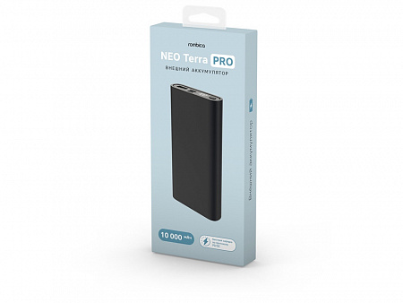Внешний аккумулятор Terra Pro с QC/PD, 10000 mAh