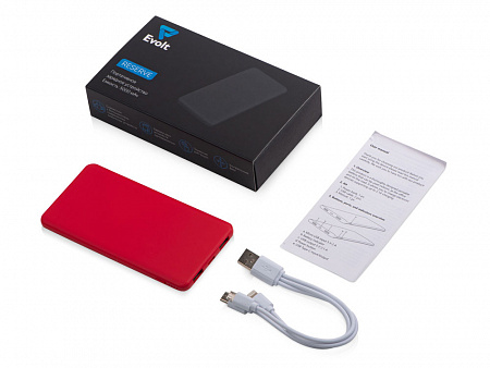 Внешний аккумулятор Reserve с USB Type-C, 5000 mAh