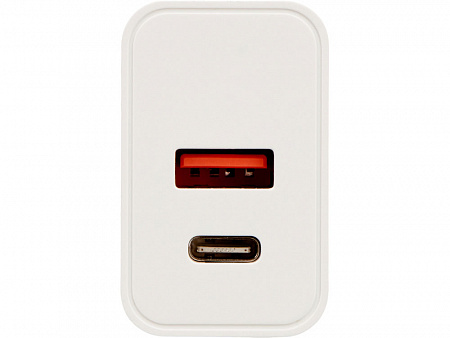 Сетевое зарядное устройство c выходами USB-A и USB-C и быстрой зарядкой QC/PD Recharger Pro, 30 Вт