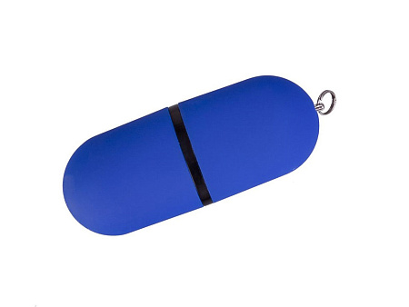 USB 2.0- флешка на 16 Гб Пилюля Soft-touch