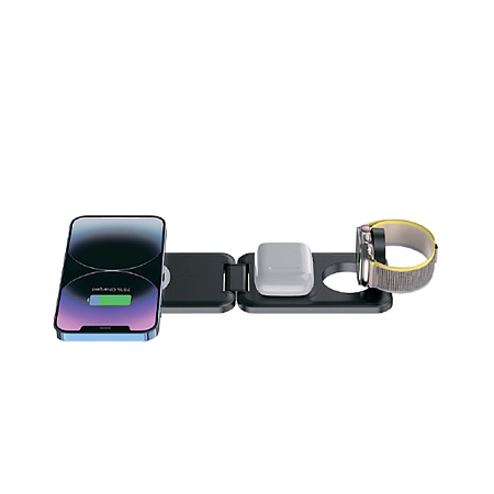 Складная беспроводная (15W) зарядная станция "Slap" с MagSafe