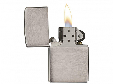 Зажигалка ZIPPO Classic с покрытием Brushed Chrome Зажигалка ZIPPO Classic с покрытием Brushed Chrome
