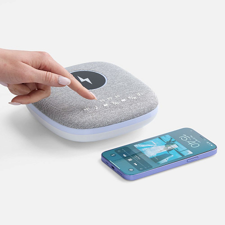 Bluetooth-колонка с беспроводной зарядкой и подсветкой Terrafonic