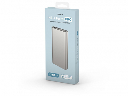 Внешний аккумулятор Terra Pro с QC/PD, 10000 mAh Внешний аккумулятор Terra Pro с QC/PD, 10000 mAh